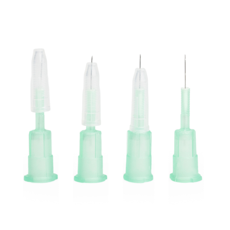 Microagulha Adapt 32G Verve com ajuste de profundidade (0–4 mm), parede ultrafina, aço SUS304, estéril, Anvisa 82576739002