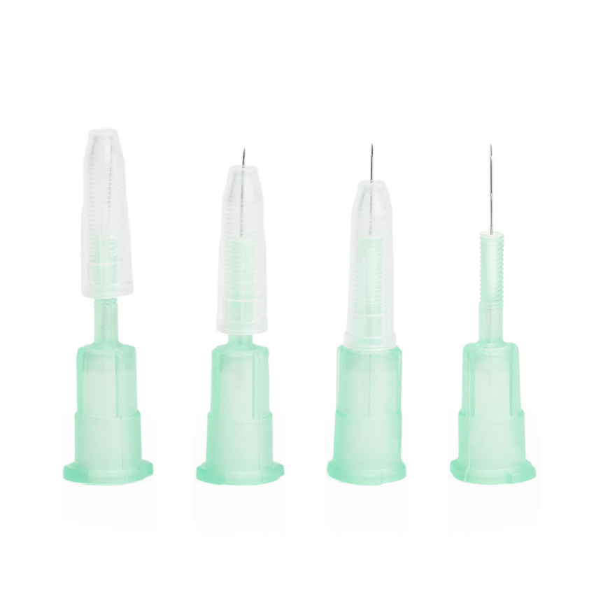 Microagulha Adapt 32G Verve com ajuste de profundidade (0–4 mm), parede ultrafina, aço SUS304, estéril, Anvisa 82576739002