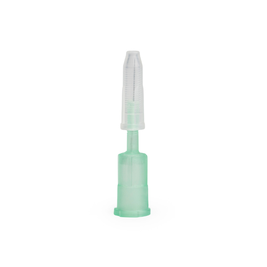Microagulha Adapt 32G Verve com ajuste de profundidade (0–4 mm), parede ultrafina, aço SUS304, estéril, Anvisa 82576739002