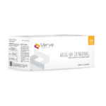 Agulha gengival Verve 30G curta, ultrafina, bisel trifacetado, estéril, para anestesia local